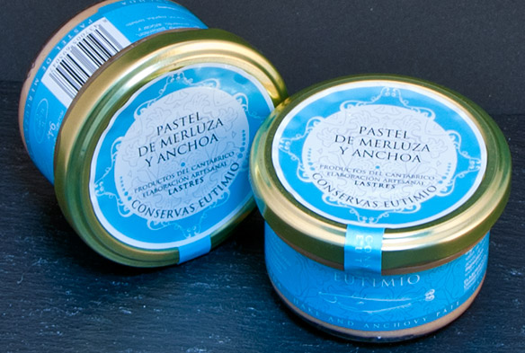 Pastel de merluza y anchoa Eutimio