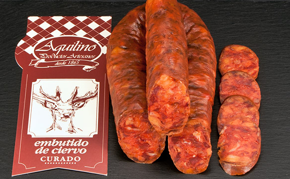 Chorizo de ciervo curado