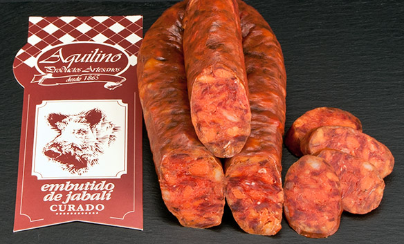 Chorizo de jabalí curado