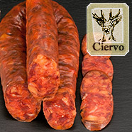 Chorizo de ciervo curado