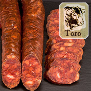 Chorizo de toro curado