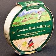 Chorizos mini a la sidra