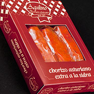 Envasado 400gr de Chorizos a la sidra