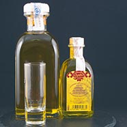 Licor de orujo de hierbas asturianas