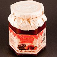 Tarro 310gr de Mermelada de chocolate con fresas