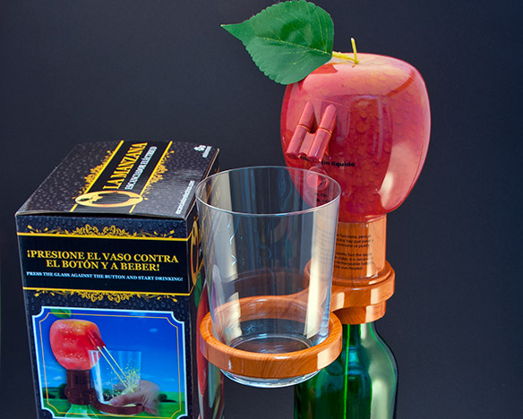 Escanciador eléctrico en forma de manzana