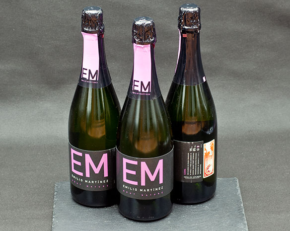 Sidra E.M. Denominación de origen Emilio Martínez Brut Nature