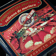 Lata 265gr de Pimientos del piquillo rellenos de marisco