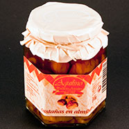 Tarro 310gr de Castañas en almíbar